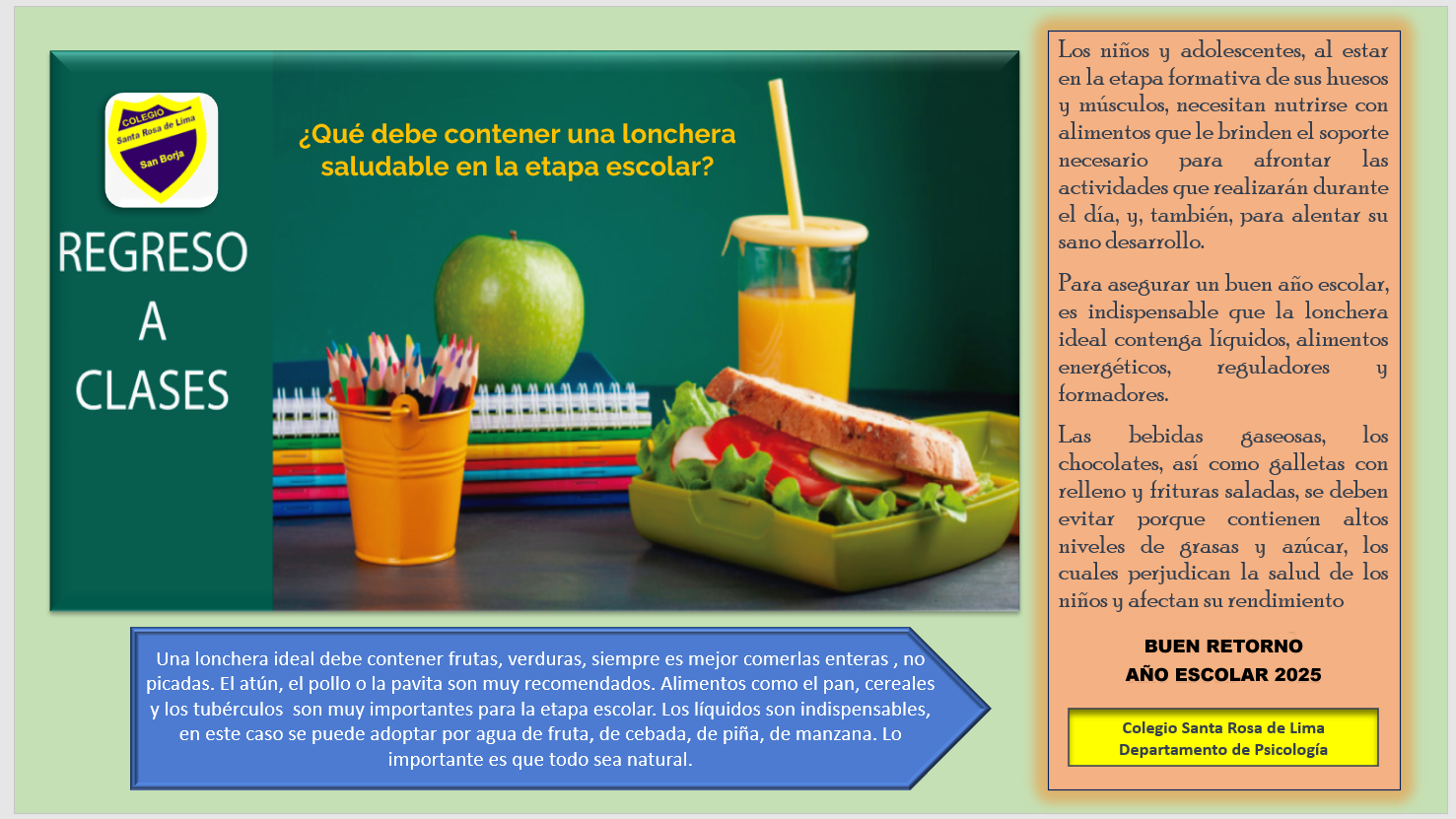 lonchera saludable