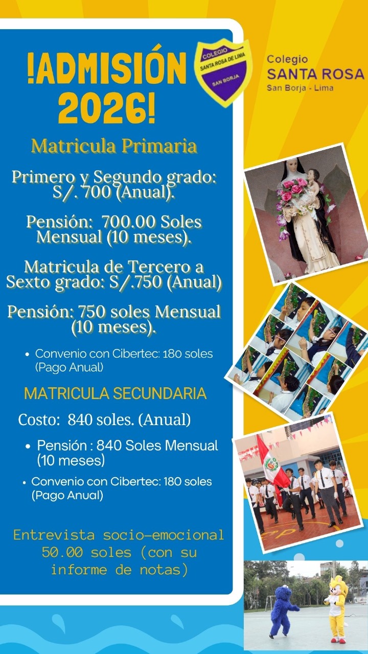 Colegio Santa Rosa 2026